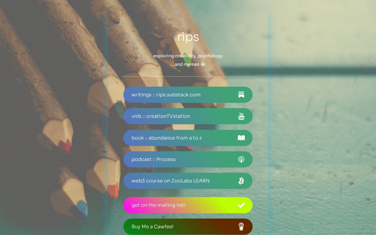 Carrd profile picture for @rips